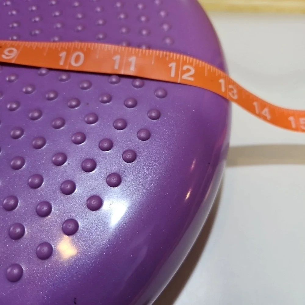 YOGU Pilates Yoga Inflated Purple‎ Air Stability Wobble Cushion 13 inches *EUC*
